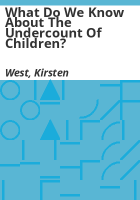 What_do_we_know_about_the_undercount_of_children_